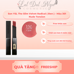 Son YSL The Slim Velvet Radical ( Đen )