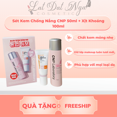 Sét Kem Chống Nắng CNP 50ml + Xịt Khoáng 100ml