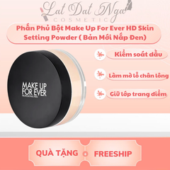 Phấn Phủ Bột Make Up For Ever HD Skin Setting Powder ( Bản Mới Nắp Đen)