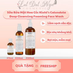 Sữa Rửa Mặt Hoa Cúc Kiehl’s Calendula Deep Cleansing Foaming Face Wash