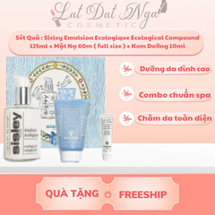 Sét Quà :  Sisley Emulsion Ecologique Ecological Compound 125ml + Mặt Nạ 60m ( full size ) + Kem Dưỡng 10ml