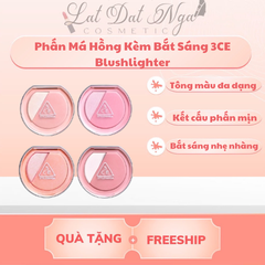 Phấn Má Hồng Kèm Bắt Sáng 3CE Blushlighter
