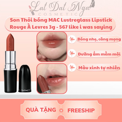 Son Thỏi bóng MAC Lustreglass Lipstick Rouge À Levres 3g