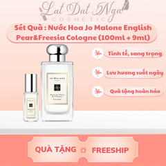 Set Quà : Nước Hoa Jo Malone English Pear&Freesia Cologne (100ml + 9ml)