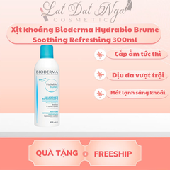 Xịt khoáng Bioderma Hydrabio Brume Soothing Refreshing 300ml