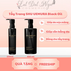Dầu Tẩy Trang Shu Uemura Cho Da Dầu & Hỗn Hợp Black Oil Pore Purifying Fresh Cleansing Oil - Đen