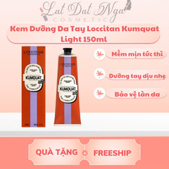 Kem Tay Loccitane Kumquat 5% Shea Butter Light Hand Cream 150ml ( Làm Sáng Da Tay )