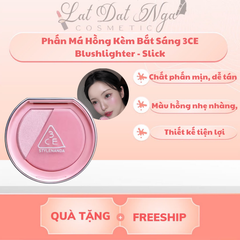 Phấn Má Hồng Kèm Bắt Sáng 3CE Blushlighter