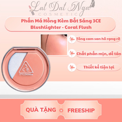 Phấn Má Hồng Kèm Bắt Sáng 3CE Blushlighter