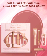 Sét Quà : Sét Charlotte Tilbury : Son Pillow Talk 5.5ml + Son Pillow Talk 5.5ml ( tuýp ) + Son Pillow Talk ( thỏi mini ) + Son Chì Pillow Talk