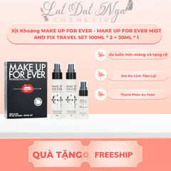 Xịt Khoáng MAKE UP FOR EVER - MAKE UP FOR EVER MIST AND FIX TRAVEL SET 100ML * 2 + 30ML * 1