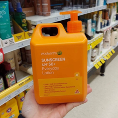 Kem Chống Nắng Woolworths Everyday Sunscreen SPF50+ - 1000ml