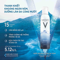 Xịt Khoáng Làm Dịu Vichy Mineralizing Thermal Water 300ml ( hsd 4/25 )
