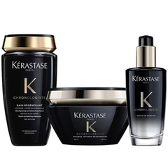 Sét 3 Món Kerastase Chronologiste Kit Bain Masque Huile Set 3 Món ( màu đen)