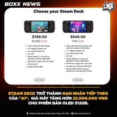 Steam Deck Tăng Giá Gần Hơn 22.000.000 Đồng Vì "AI" Chiếm Hết Nguồn Cung Phần Cứng
