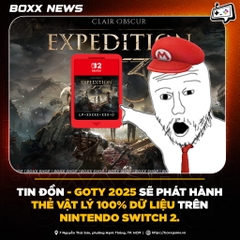 "Game of the Year 2025" Sẽ Phát Hành Thẻ Vật Lý 100% Dữ Liệu Trên Nintendo Switch 2