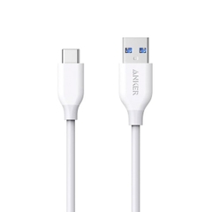 Dây Cáp Sạc Lightning, Type C Anker PowerLine II 0.9m Model : A8163, A8432 - Dùng cho Iphone, Ipad, Samsung