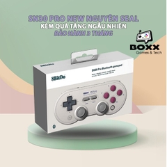 Tay cầm chơi game Bluetooth 8Bitdo Pro 2 Black cho Nintendo Switch, Windows, Mac, Điện thoại