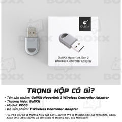 USB GuliKit Goku 2 Wireless Controller Adapter Dùng cho tay cầm GuliKit, Xbox, PS4, PS5, Pro Controller