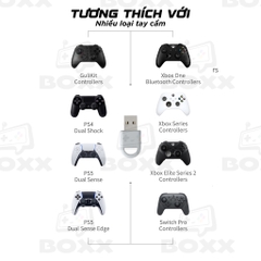 USB GuliKit Goku 2 Wireless Controller Adapter Dùng cho tay cầm GuliKit, Xbox, PS4, PS5, Pro Controller
