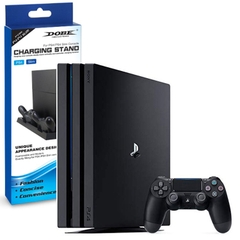 Đế tản nhiệt cho máy PS4 Slim/Pro All in One, chân đế đứng làm mát cho máy PS4 chính hãng Dobe