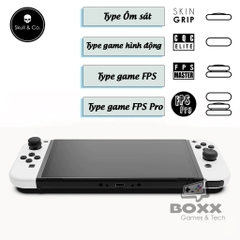 Núm bọc Analog cho Nintendo Switch, Oled, Lite bộ 6 nút chính hãng Skull & Co