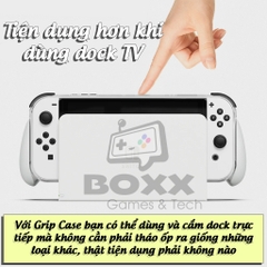 Ốp lưng GripCase hãng Skull & Co cho Nintendo Switch OLED bản Splatoon 3 Limited