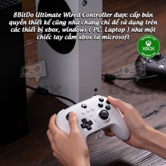 Tay cầm 8BitDo Ultimate Wired Controller cho Laptop, PC, Xbox