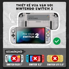 case switch 2 phong cách retro