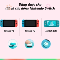 Núm bọc analog Joycon cho Nintendo Switch, Nintendo Switch Lite set 4 núm chính hãng Hori
