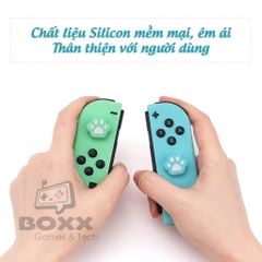 Núm bọc Chân Mèo cho Nintendo Switch, Nintendo Switch Oled bộ 4 nút chính hãng GeekShare