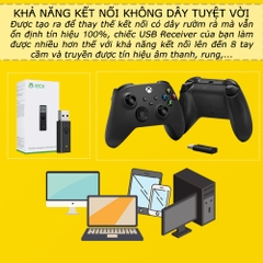 USB Xbox cho tay cầm xbox one S, xbox series X, USB Bluetooth cho xbox