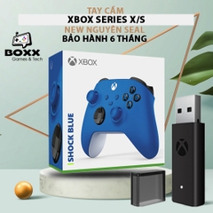 Tay cầm xbox series x, tay cầm chơi game xbox one series x Shock Blue