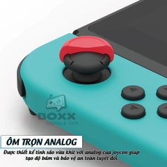 Núm bọc Analog cho Nintendo Switch, Oled, Lite bộ 6 nút chính hãng Skull & Co