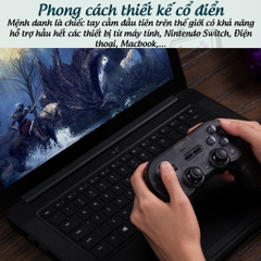 Tay cầm chơi game 8Bitdo Pro 2 cho Nintendo Switch, Windows, Mac, Điện thoại