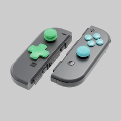 Nút dán trang trí cho máy Nintendo Switch chính hãng Skull & Co, Skull & Co D-Pad Button Cap