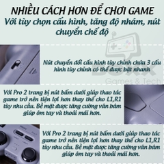 Tay cầm chơi game Bluetooth 8Bitdo Pro 2 cho Nintendo Switch, Windows, Mac, Điện thoại