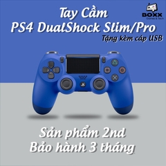 Tay cầm PS4 chính hãng 2nd nhiều màu, tay cầm ps4 dualshock kèm quà tặng