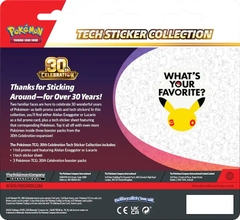 ng nghệ côề đ sticker chủ bộmon TCG 30th Celebration Tech Sticker Collection –Pokéng nghệ côề đ sticker chủ bộmon TCG 30th Celebration Tech Sticker Collection –Poké