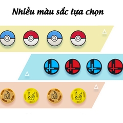 Núm bọc analog cho Nintendo Switch, Switch Lite, Switch Oled set 4 núm Pokemon chính hãng Hori