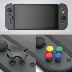 Nút dán trang trí cho máy Nintendo Switch chính hãng Skull & Co, Skull & Co D-Pad Button Cap