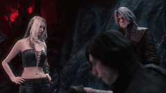Nhân vật Dante chiến đấu trong game Devil May Cry 5 Nintendo Switch 2