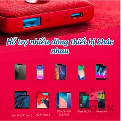 Pin dự phòng Anker PowerCore III Sense 10K A1231 PD 18W