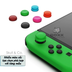 Núm bọc Analog cho Nintendo Switch, Oled, Lite bộ 6 nút chính hãng Skull & Co