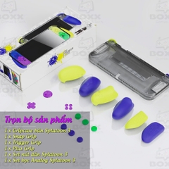 Ốp lưng GripCase hãng Skull & Co cho Nintendo Switch OLED bản Splatoon 3 Limited