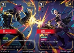Các lá bài Champion và foil trong Riftbound TCG Vendetta