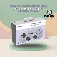Tay cầm chơi game Bluetooth 8Bitdo Pro 2 Black cho Nintendo Switch, Windows, Mac, Điện thoại