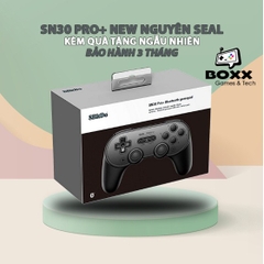 Tay cầm chơi game Bluetooth 8Bitdo Pro 2 Black cho Nintendo Switch, Windows, Mac, Điện thoại