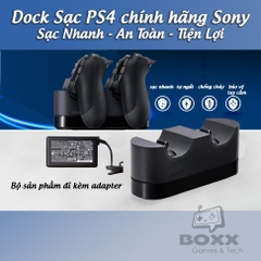 Dock sạc tay cầm PS4 chính hãng Sony, Đế sạc tay cầm PS4 Sony