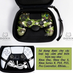 Túi chống sốc cho tay cầm PS5, PS4, Xbox, Pro Controller chính hãng Skull & Co